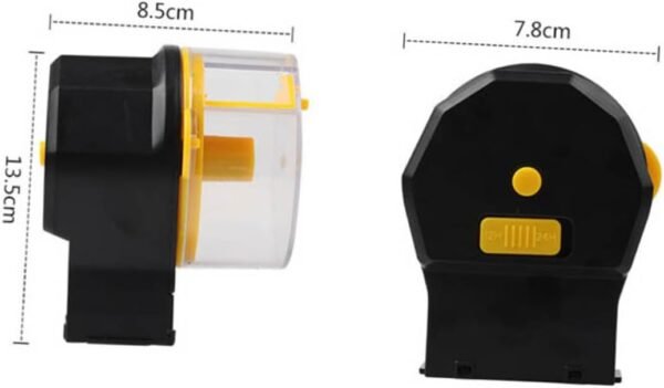 Automatic Fish Feeder Timer Dispenser for Aquariums Easy Operation Hour Timer No Batteries Required for Goldfish and Koi Automatic Fish Food Feeder for Home Use - Image 2