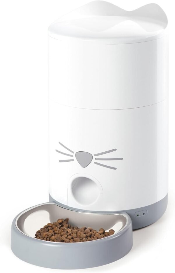 Smart Feeder - Automatic Cat Food Dispenser - Timed Pet Feeder for Cats with Dry Food Dispenser, Dessicant Bag, Portion Control, WiFi Enabled