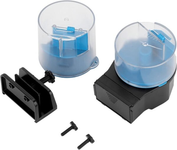 Automatic Fish Feeder for Aquarium, Auto Food Dispenser with Timer for Small Electric Adjustable Auto Fish Food Dispenser Auto Feeding on Vacation (Blue)
