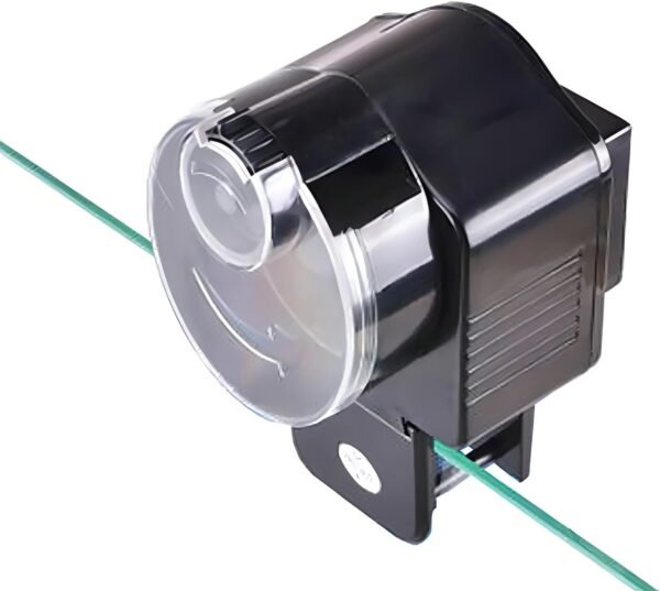 Automatic Fish Feeder for Aquarium - Auto Vacation Timer Fish Food Dispenser for Fish Tank - 60ml Adjustable Portion Control for Pellets, Flakes & Strips - Battery Operated